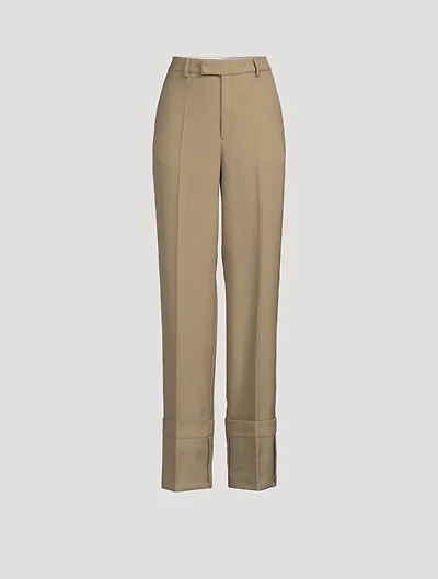 Tailored Fold-Up Trousers