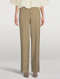 Tailored Fold-Up Trousers