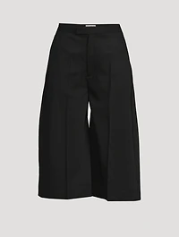 Tailored Wool Shorts