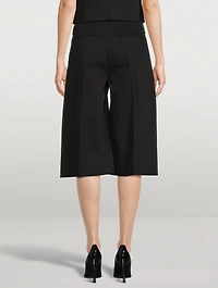 Tailored Wool Shorts