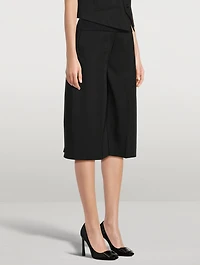 Tailored Wool Shorts