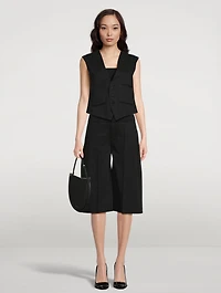 Tailored Wool Shorts