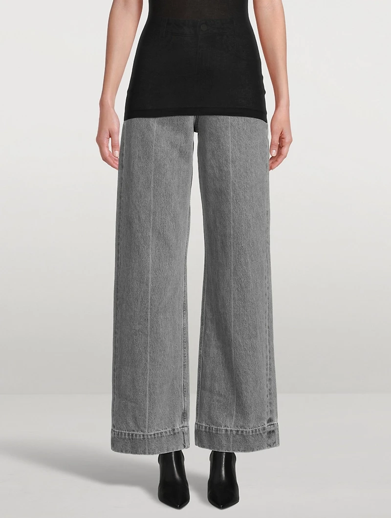 Bite Laser Wide-Leg Jeans