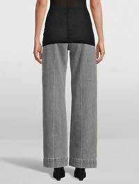 Bite Laser Wide-Leg Jeans