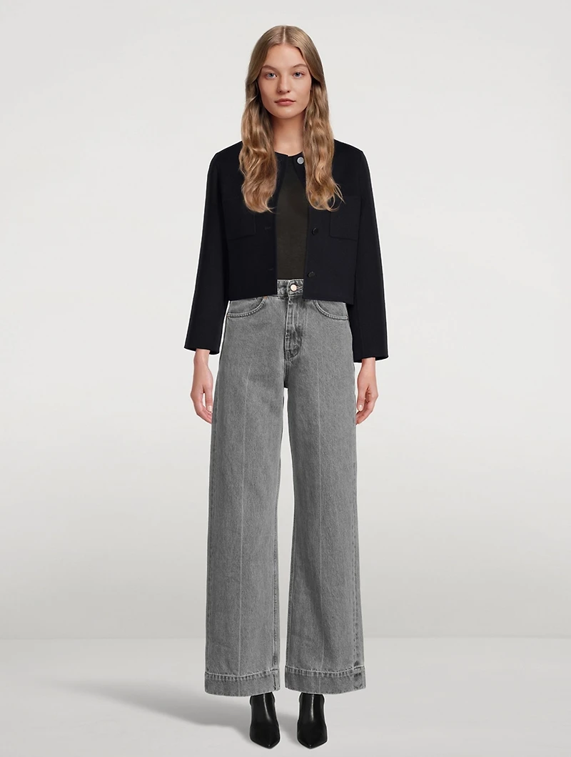 Bite Laser Wide-Leg Jeans