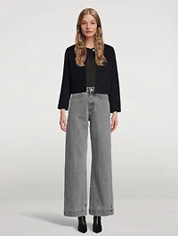 Bite Laser Wide-Leg Jeans