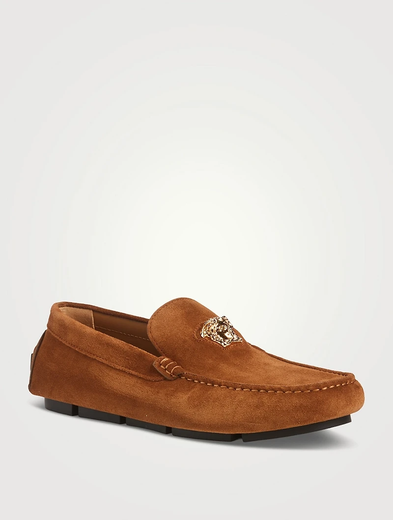 La Medusa Suede Driver Shoes
