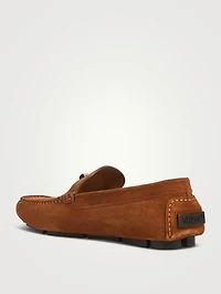La Medusa Suede Driver Shoes
