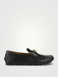 La Medusa Leather Driver Shoes