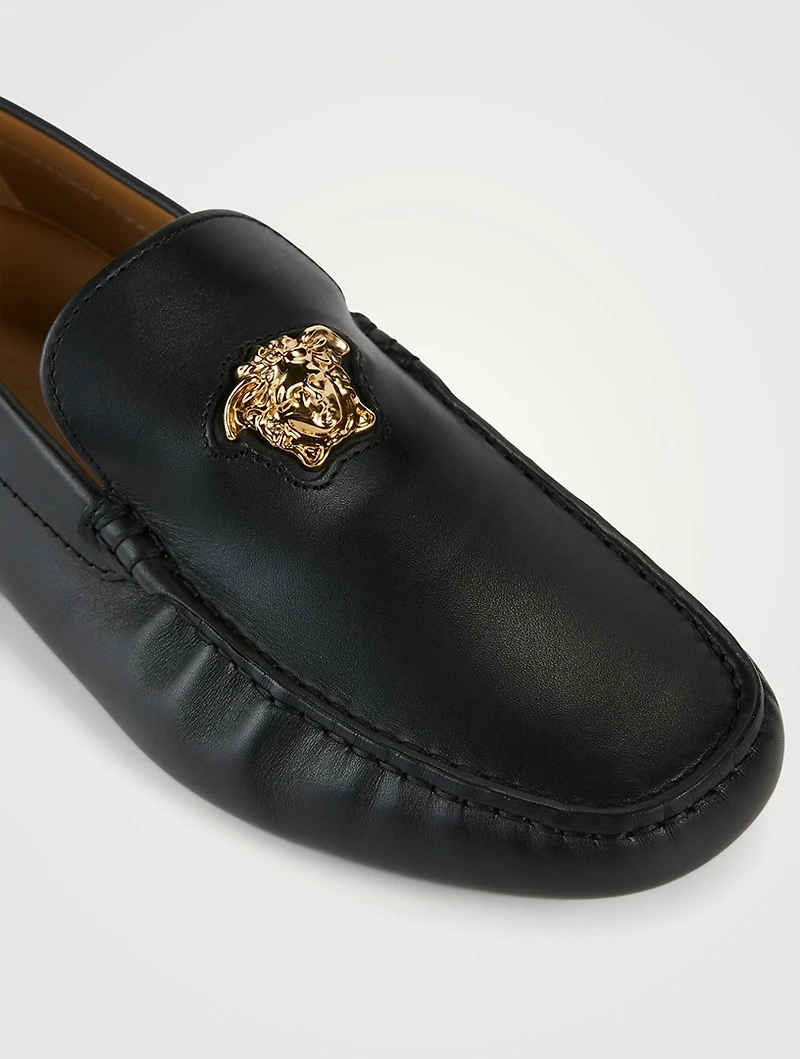 La Medusa Leather Driver Shoes