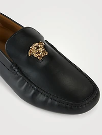 La Medusa Leather Driver Shoes