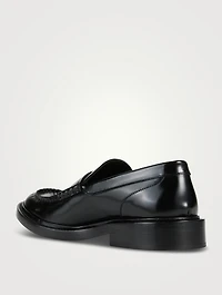Medusa Leather Loafers