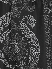 Barocco Silhouette Silk Shorts