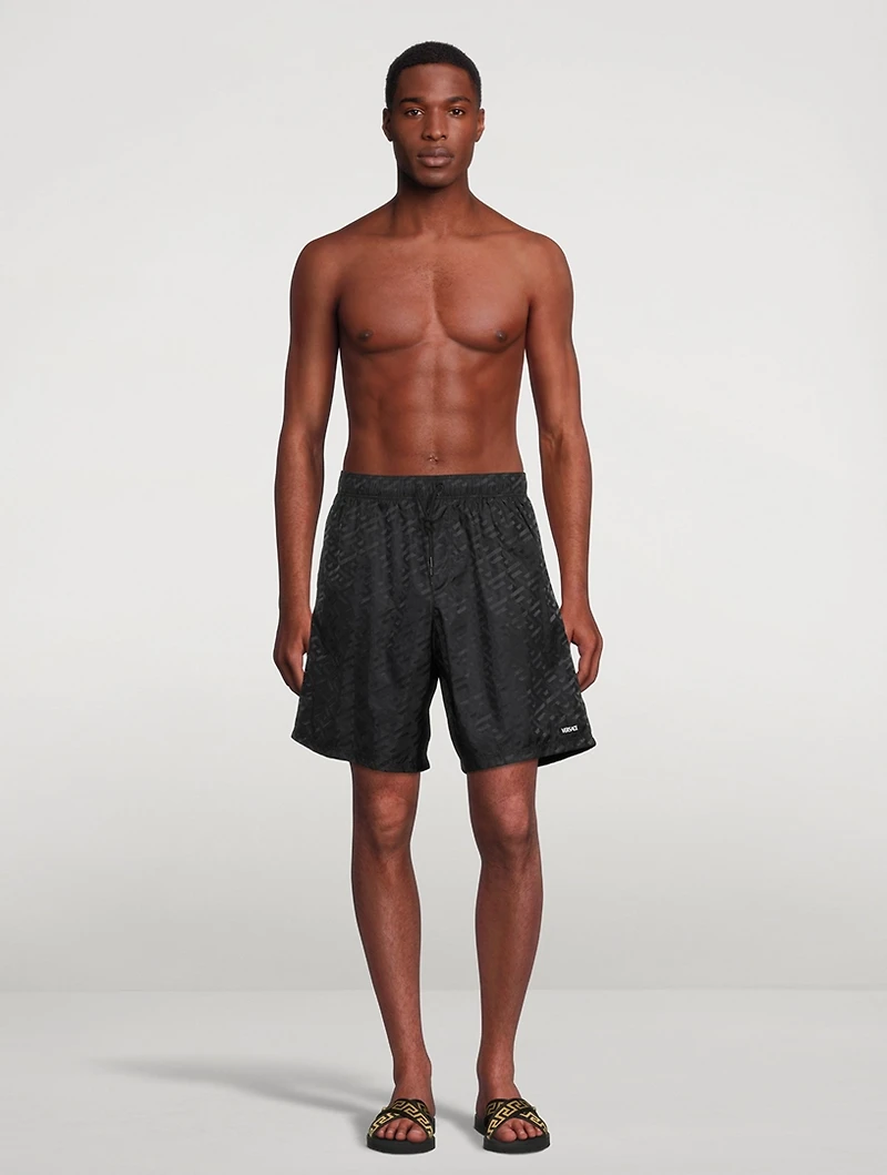 La Greca Nylon Swim Shorts