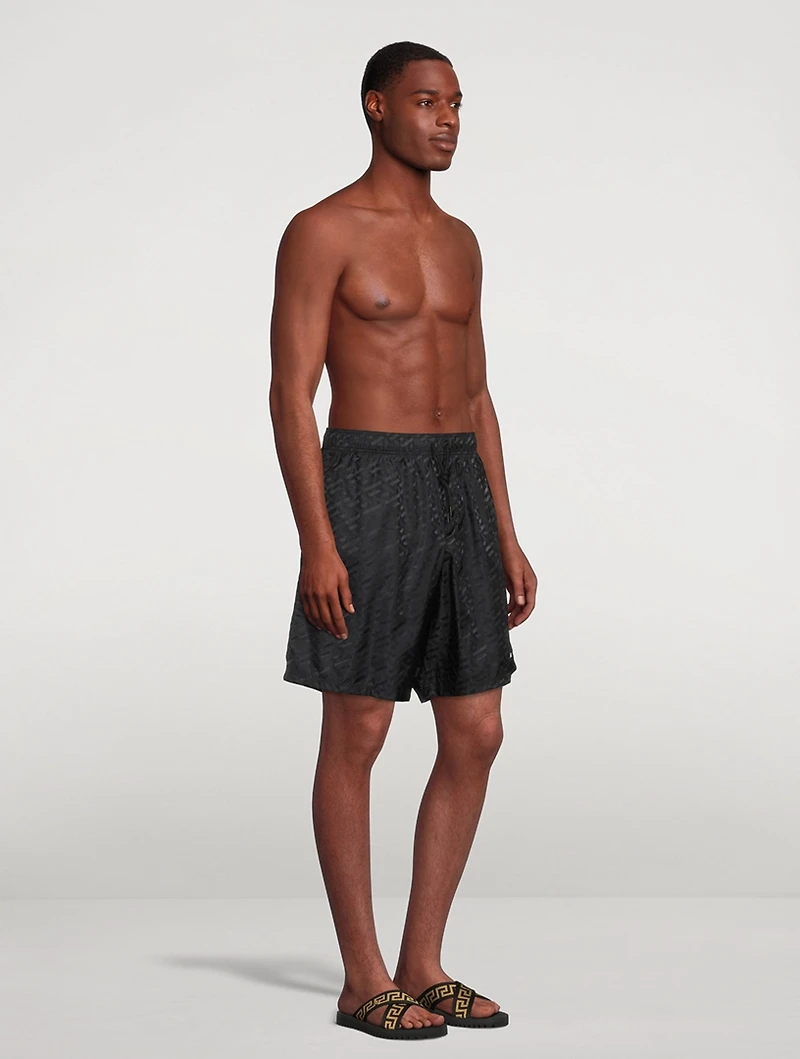 La Greca Nylon Swim Shorts