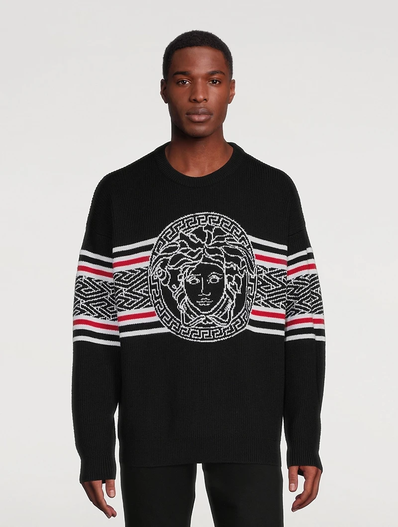 Medusa Wool Jacquard Sweater