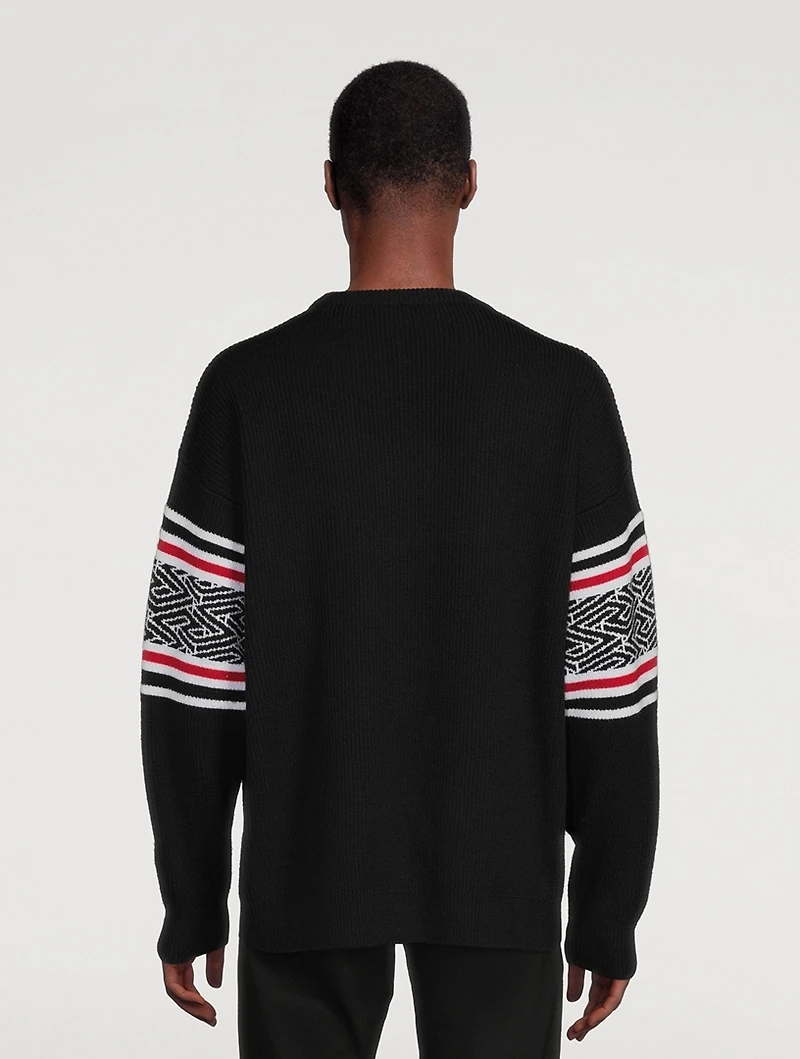 Medusa Wool Jacquard Sweater