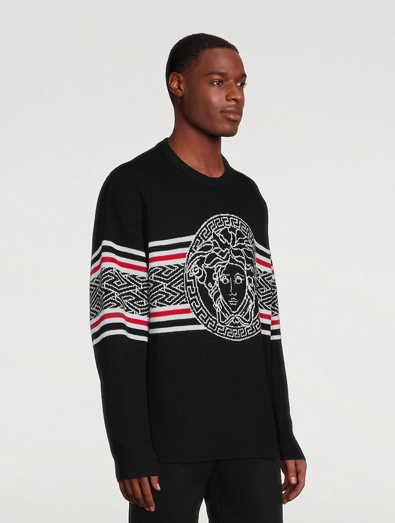 Medusa Wool Jacquard Sweater