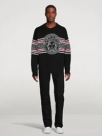 Medusa Wool Jacquard Sweater