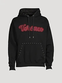 Studded Varsity Logo Hoodie