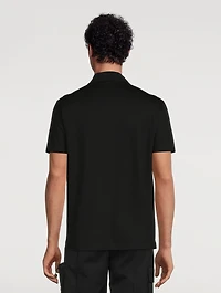 Medusa Embroidered Polo Shirt