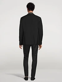 Barocco Silhouette Mohair And Wool Studded Jacket
