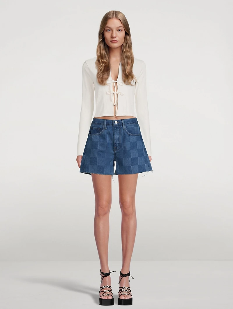 Le Super High Denim Shorts