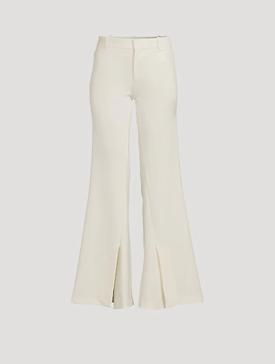 Slim Exaggerated Flare Trousers
