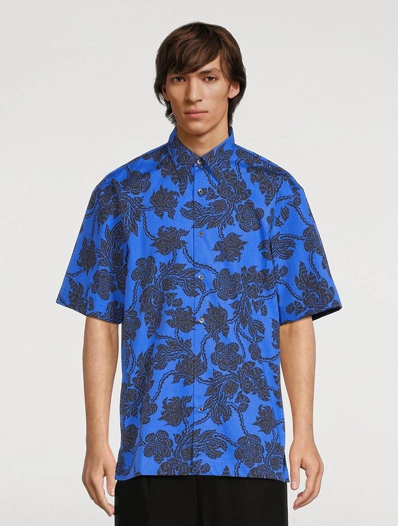 Cassidye Cotton Short-Sleeve Shirt