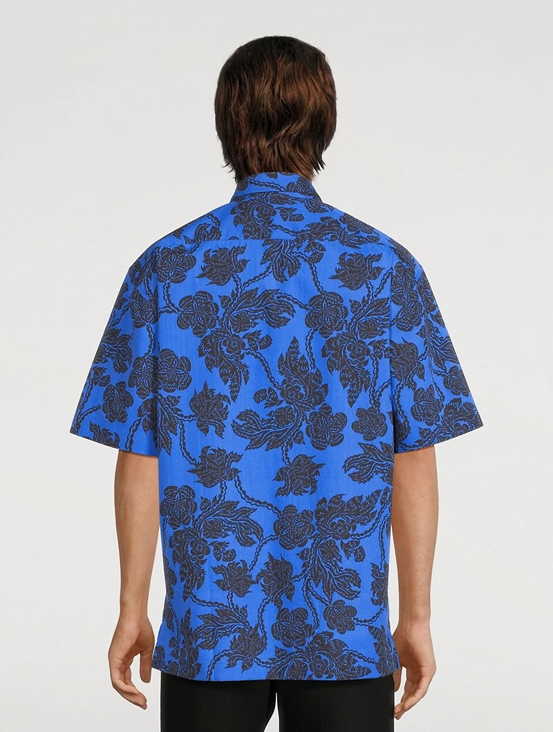 Cassidye Cotton Short-Sleeve Shirt