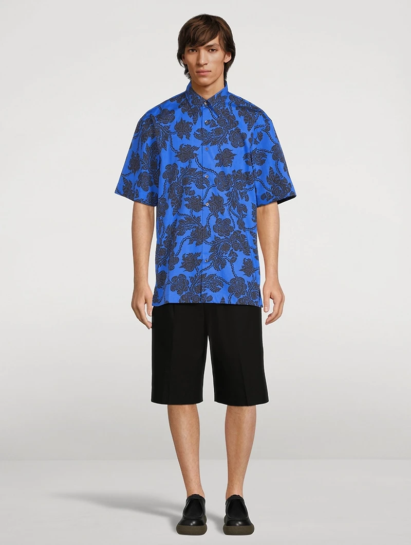 Cassidye Cotton Short-Sleeve Shirt