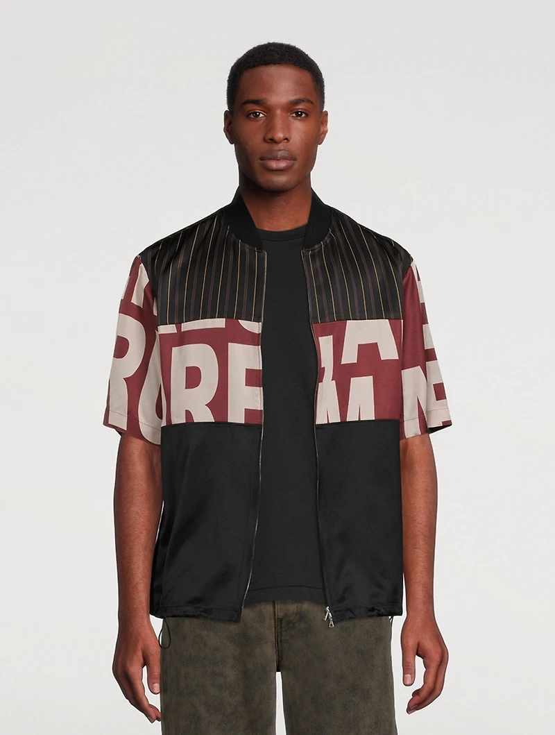Caldwin Short-Sleeve Zip Shirt