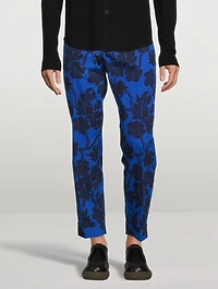 Philip Cotton Poplin Printed Pants