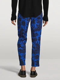 Philip Cotton Poplin Printed Pants