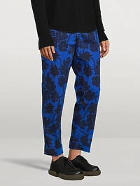 Philip Cotton Poplin Printed Pants