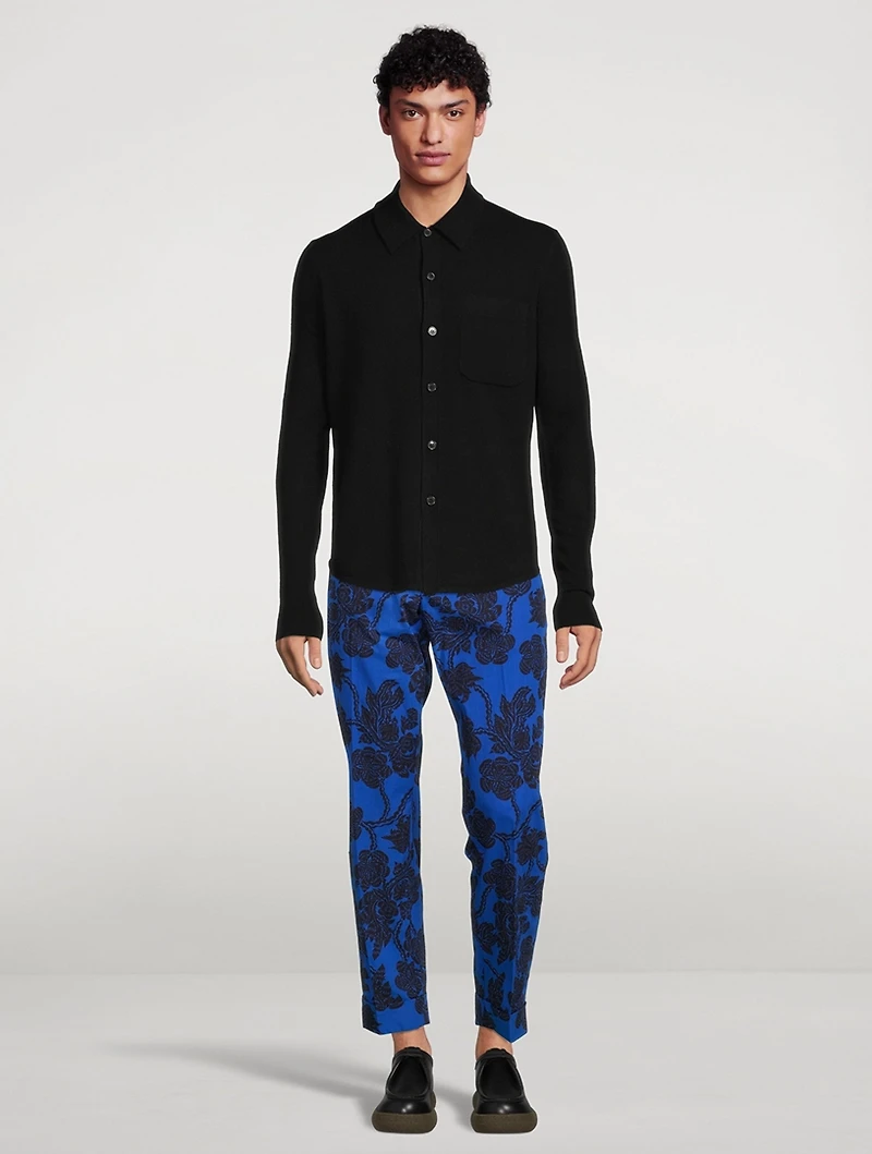 Philip Cotton Poplin Printed Pants