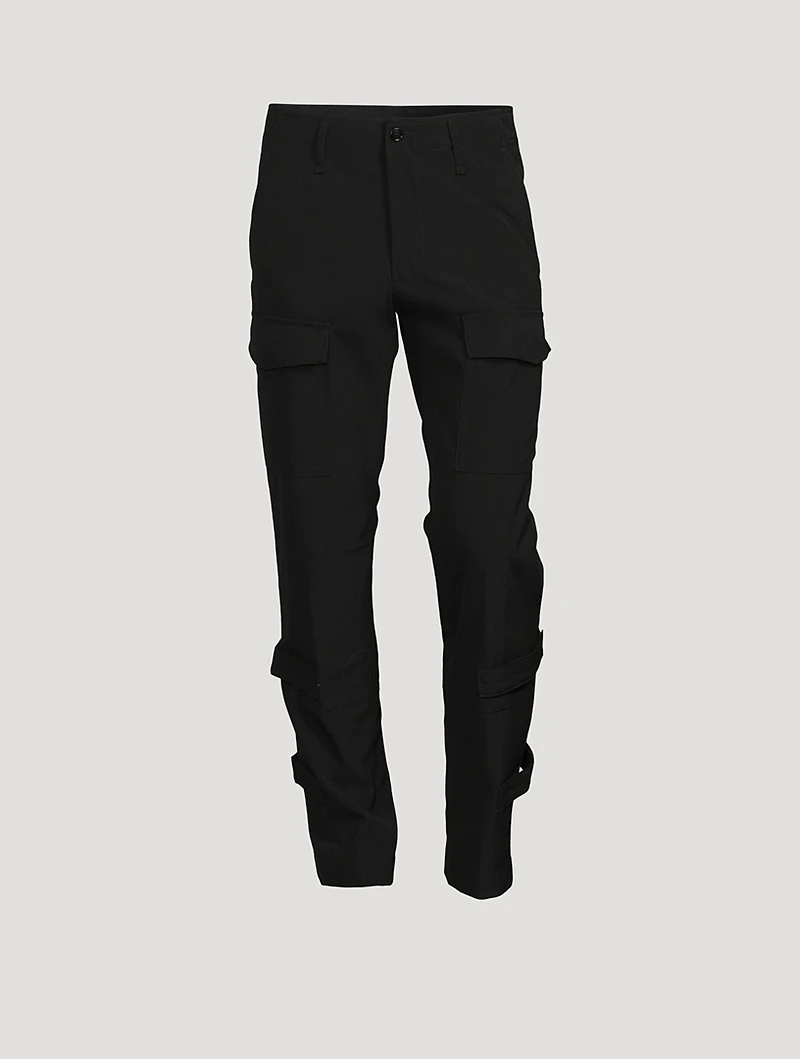 Pilner Wool-Blend Slim-Fit Pants