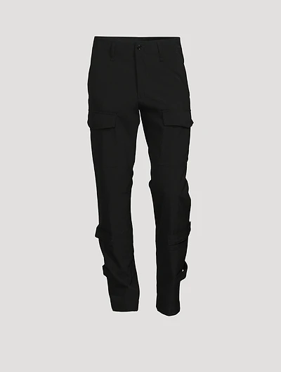 Pilner Wool-Blend Slim-Fit Pants