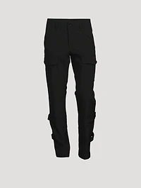 Pilner Wool-Blend Slim-Fit Pants