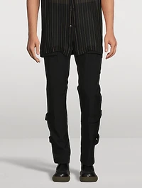 Pilner Wool-Blend Slim-Fit Pants