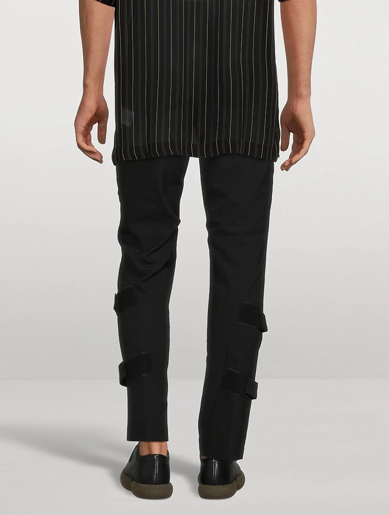 Pilner Wool-Blend Slim-Fit Pants