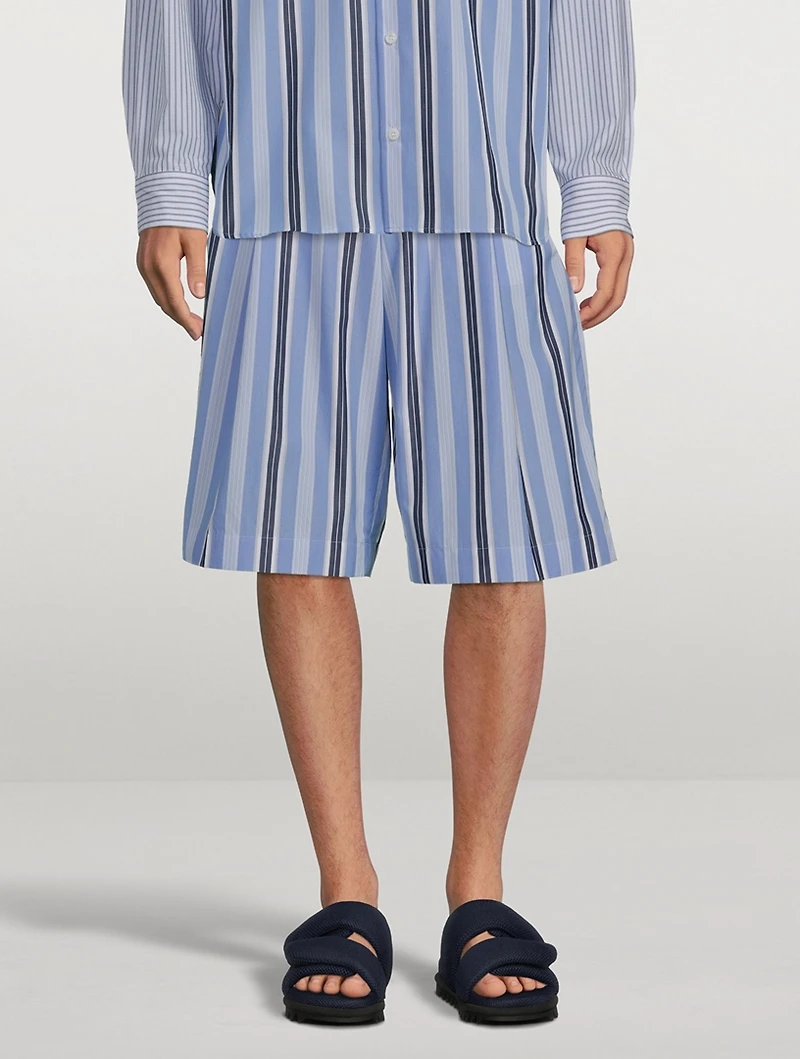 Pilburn Cotton Long Shorts