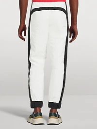 Peteril Nylon Fitted Moto Pants