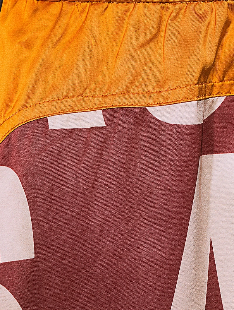 Parcher Satin Printed Shorts