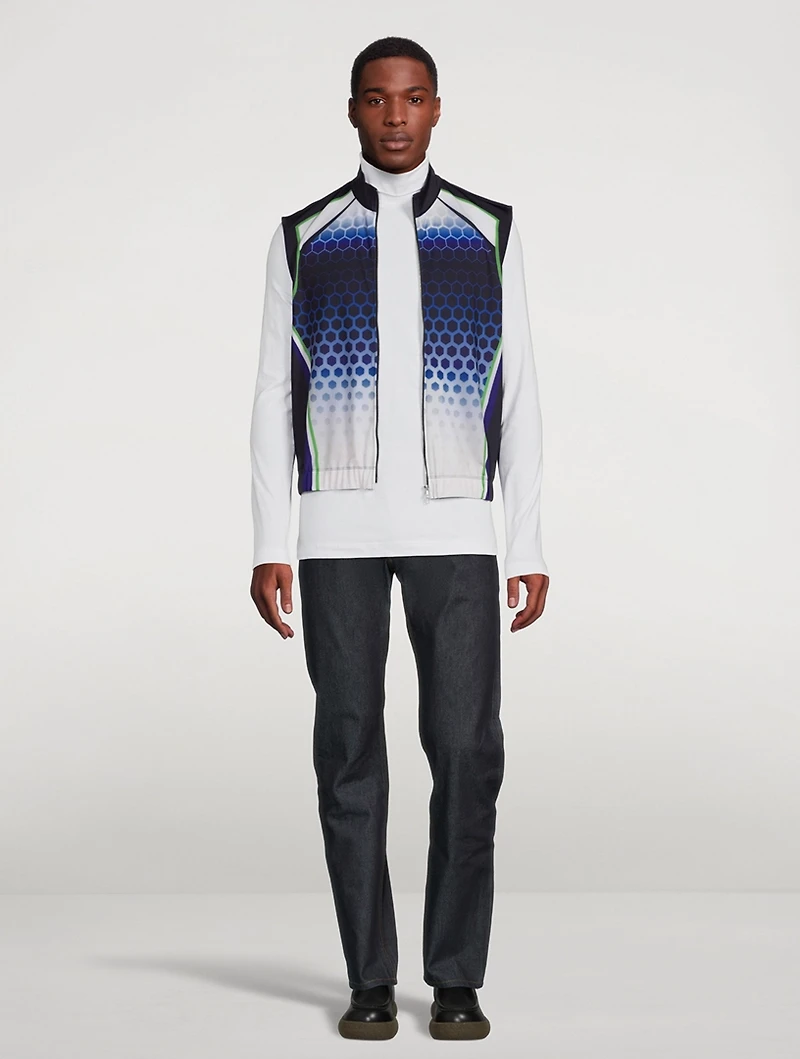 Herlew Sleeveless Zip Top