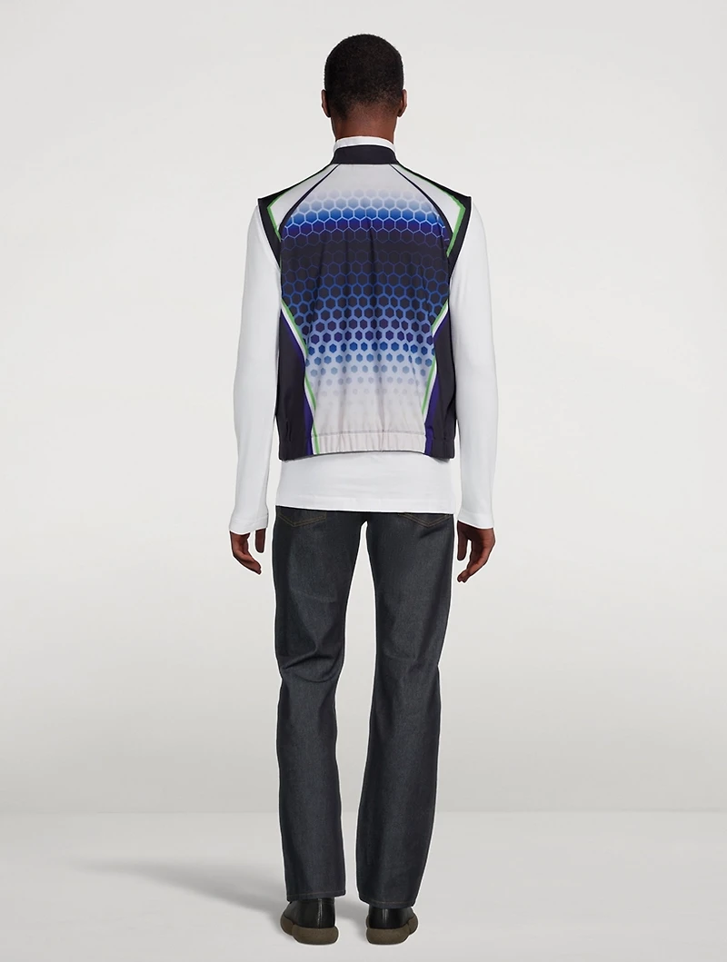 Herlew Sleeveless Zip Top
