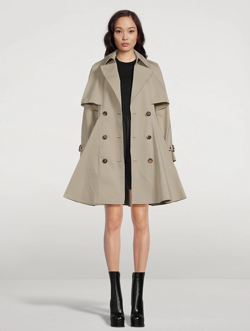 Panelled Trench Coat