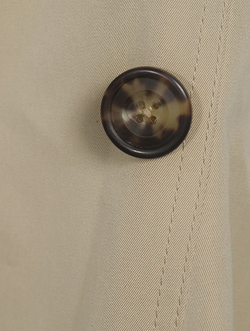 Panelled Trench Coat
