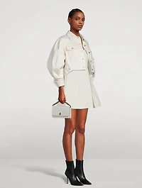 Cocoon-Sleeve Denim Jacket