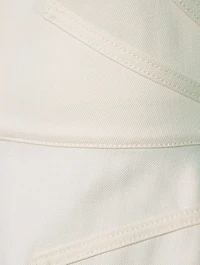 Panelled Denim Mini Dress